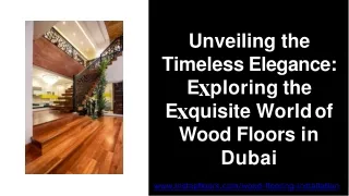 Instep Floors - Elevate Your Space with Exquisite Wood Floors in Dubai
