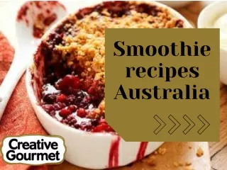 Smoothie recipes Australia