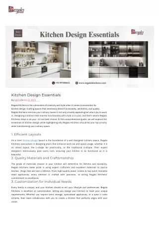 PPT - Kitchen Design Essentials PowerPoint Presentation, free download ...