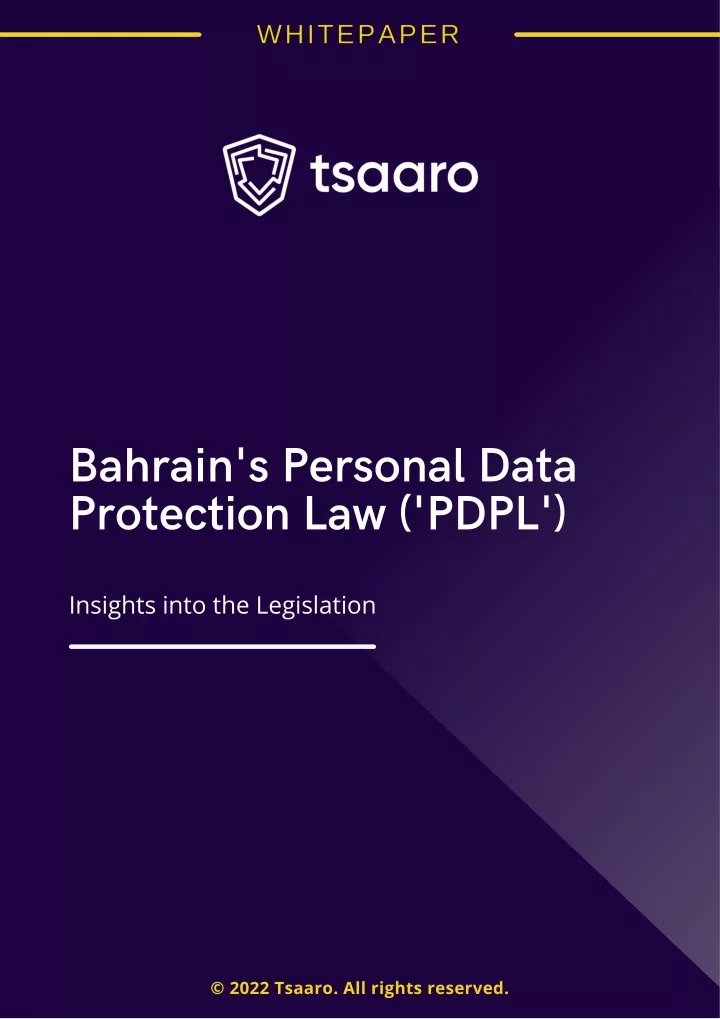 bahrain s personal data protection law pdpl