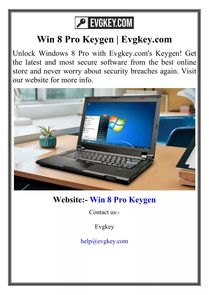 win 8 pro keygen evgkey com