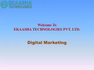 EKAASHA TECHNOLOGIES PVT