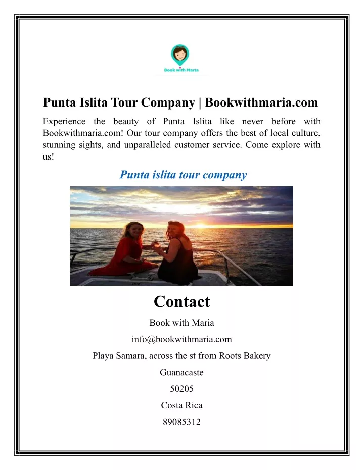 punta islita tour company bookwithmaria com