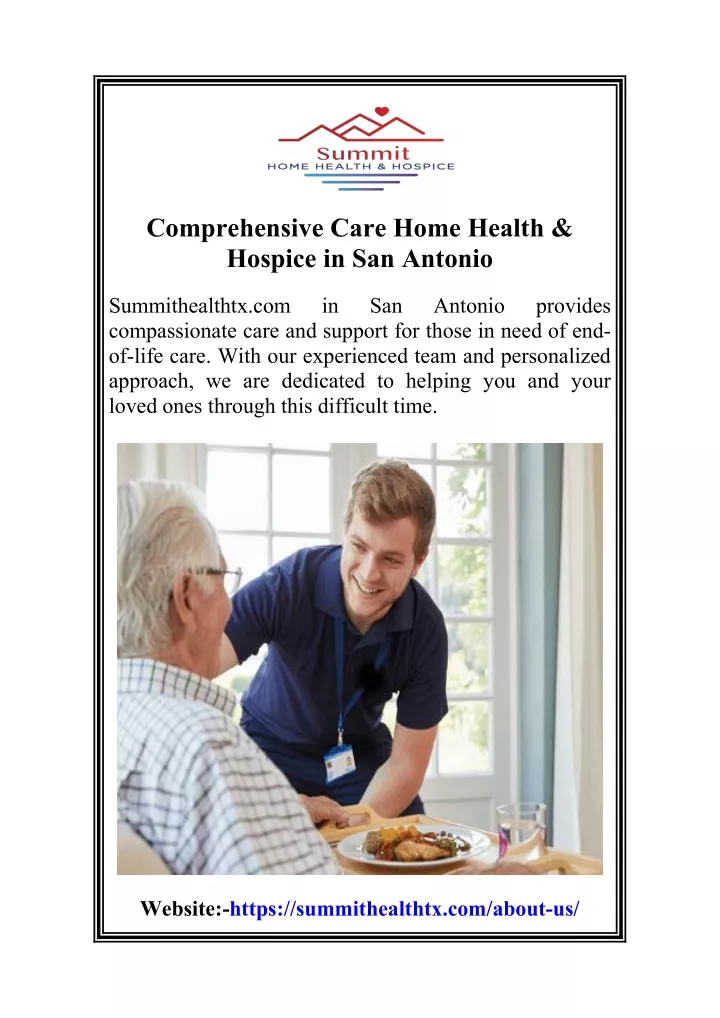 comprehensive care home health hospice