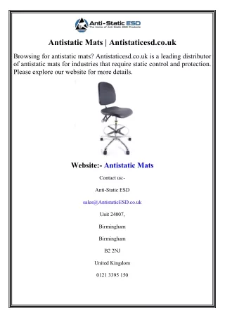Antistatic Mats  Antistaticesd.co.uk