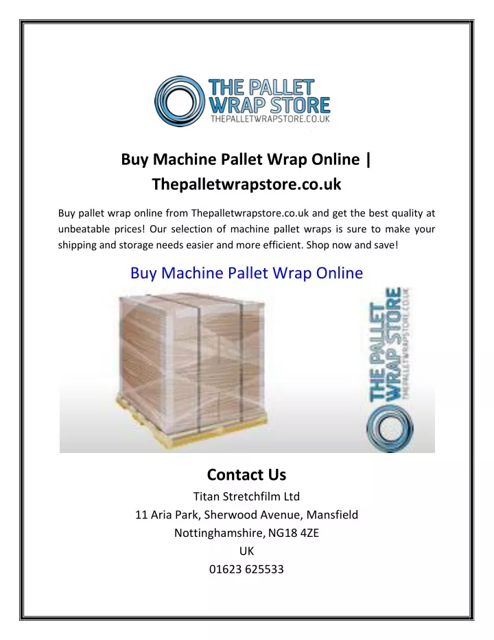 buy machine pallet wrap online thepalletwrapstore