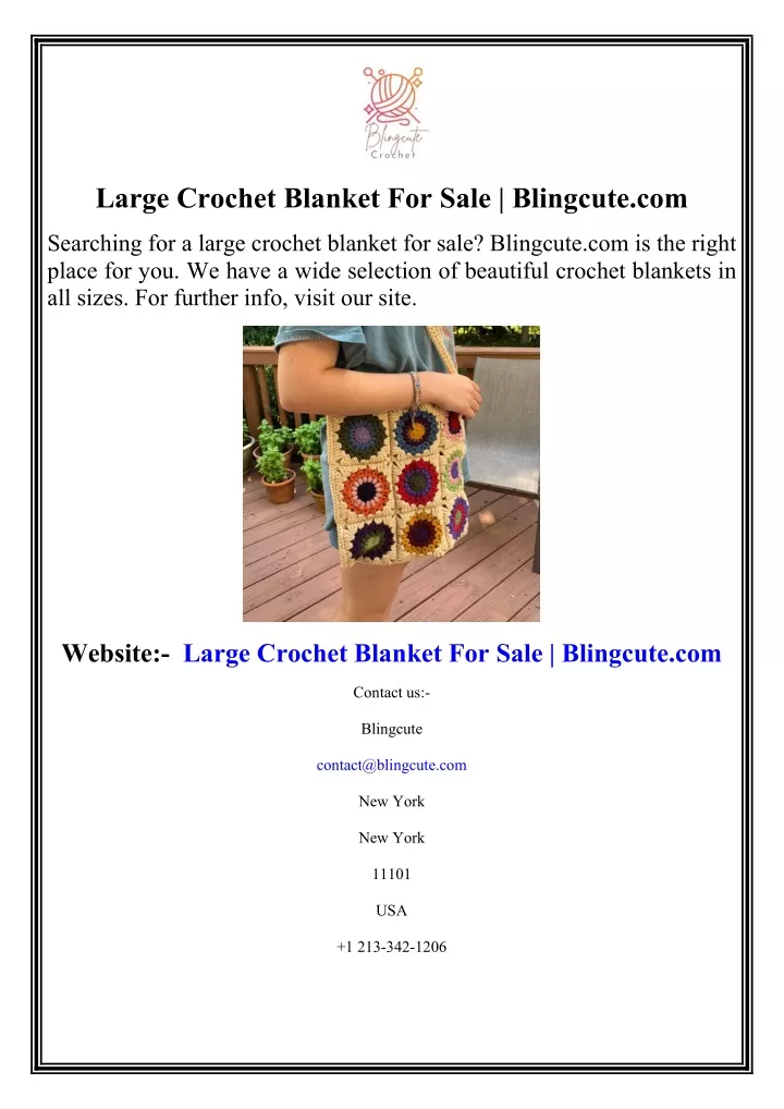 large crochet blanket for sale blingcute com