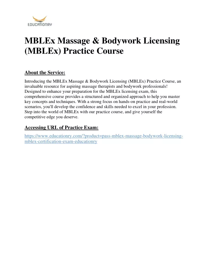 mblex massage bodywork licensing mblex practice