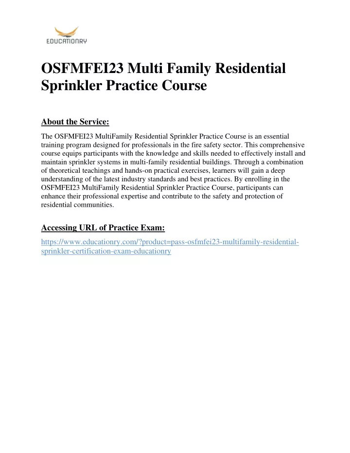 osfmfei23 multi family residential sprinkler