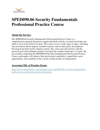 sped090 06 security fundamentals professional