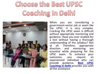 PPT - How do you choose the best Sainik School entrance exam coaching ...