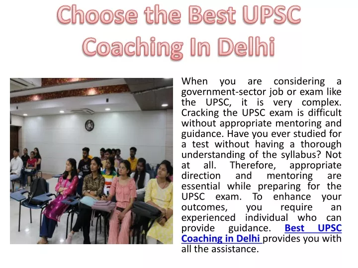 choose the best upsc coaching in delhi