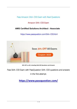 pass pass amazon amazon saa c03
