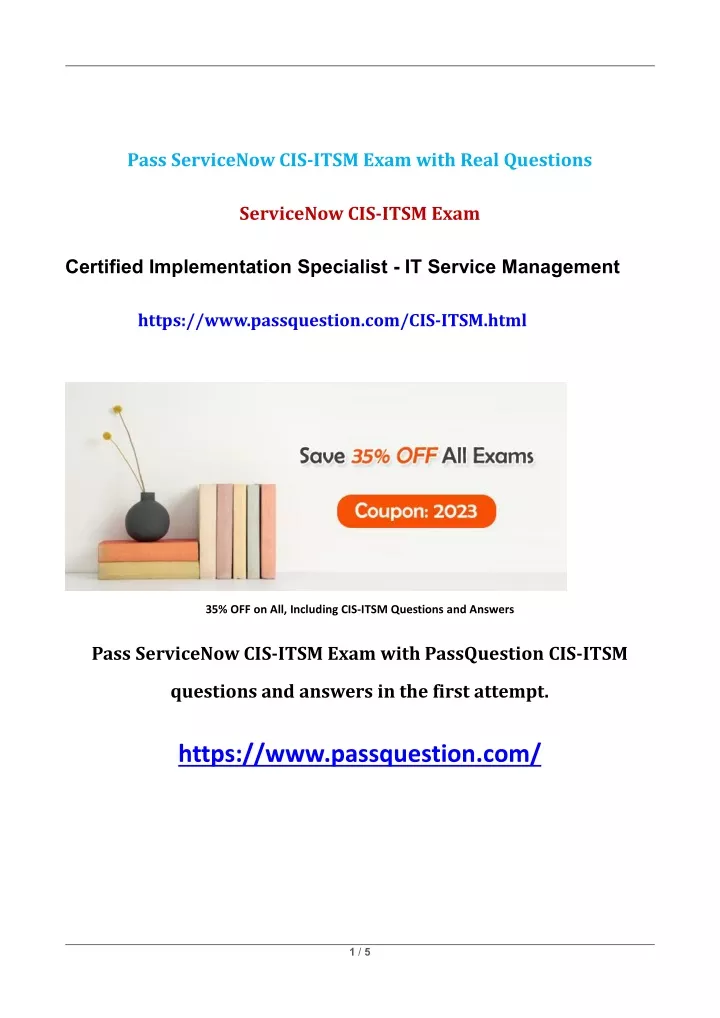 pass servicenow cis itsm exam with real questions