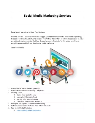 social media optimization services Ali raza