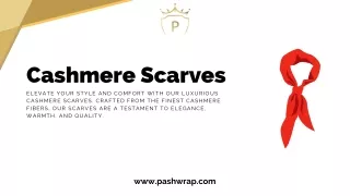 Cashmere Scarves