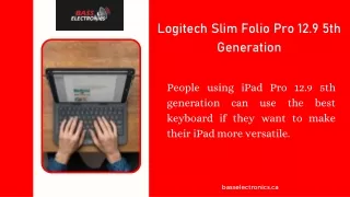logitech Slim Folio pro 12.9 5th Generation