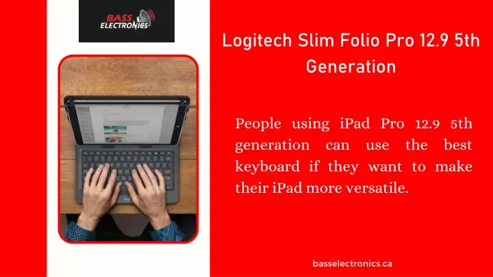 logitech slim folio pro 12 9 5th generation