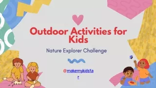 Ultimate Outdoor Activities for Kids: Nature Explorer Challenge