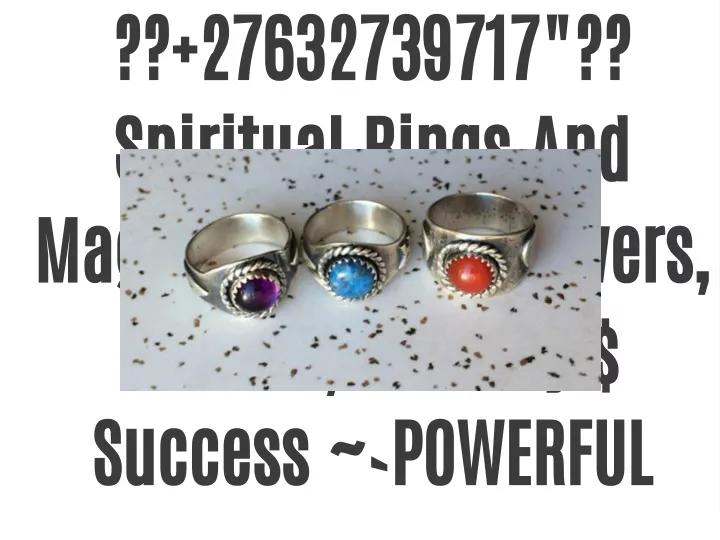 27632739717 spiritual rings and magic wallet