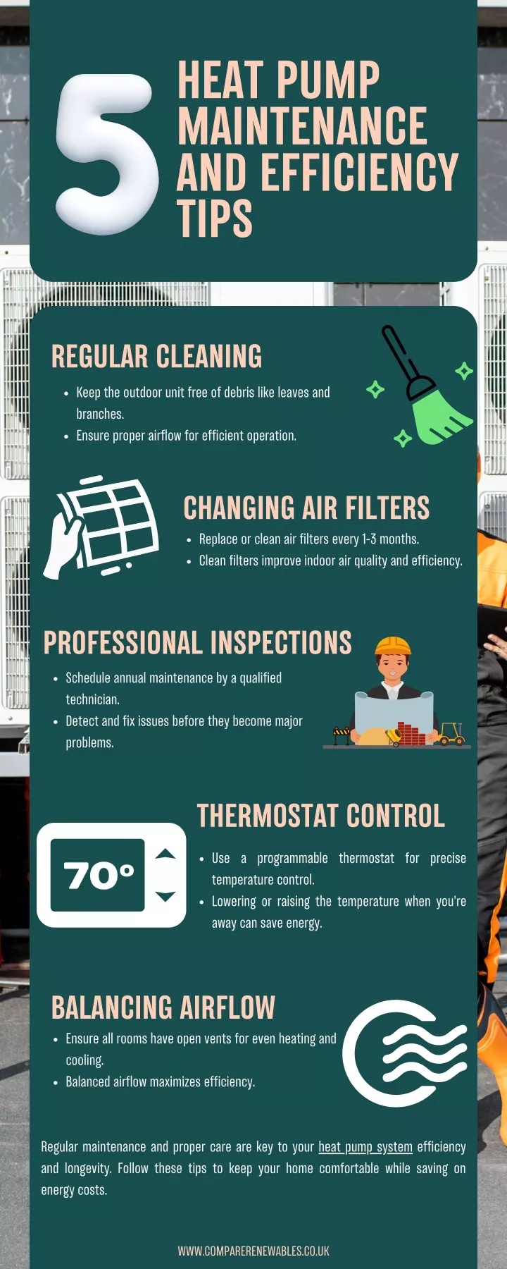 heat pump maintenance and efficiency tips