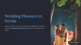 Kerala Wedding Planners: Crafting Unforgettable Moments