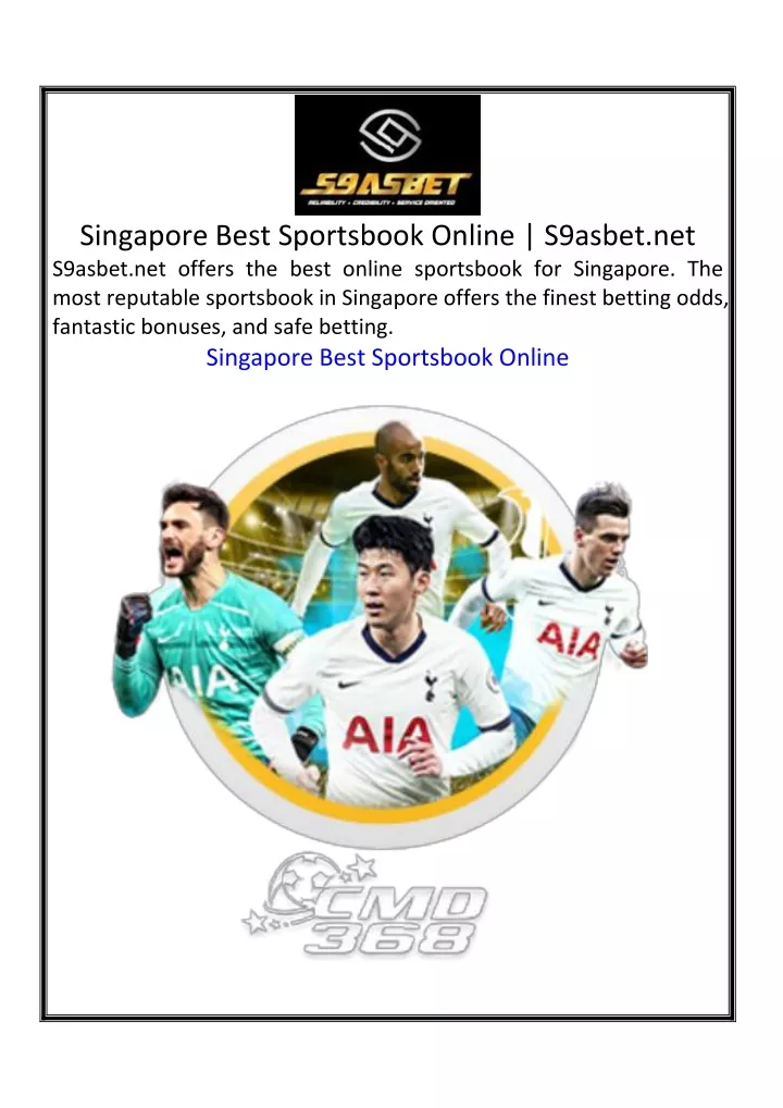 singapore best sportsbook online s9asbet