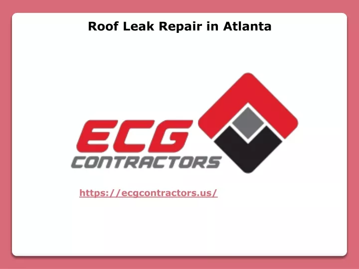 roof leak repair in atlanta