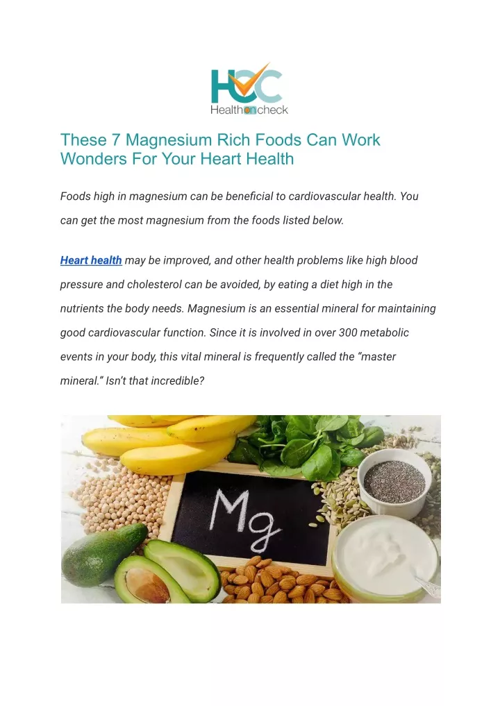 these 7 magnesium rich foods can work wonders