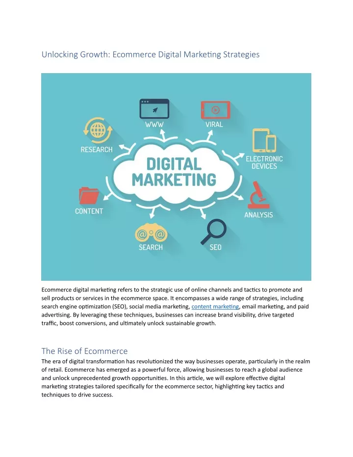 unlocking growth ecommerce digital marketing