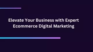 Elevate Your Business with Expert Ecommerce Digital Marketing cANVA
