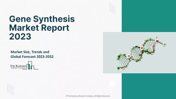 gene synthesis market report 2023