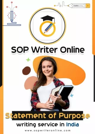 Best and Trusted SOP Writer Online Agency in India