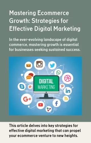 Mastering Ecommerce Growth Strategies for Effective Digital Marketing