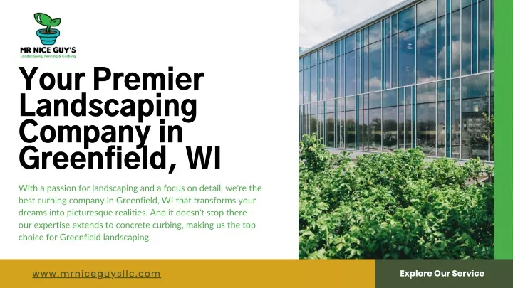 your premier landscaping company in greenfield wi