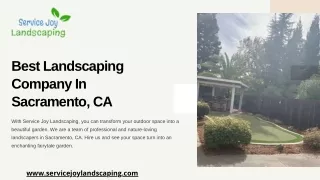 Best Landscapers In Sacramento | Service Joy Landscaping
