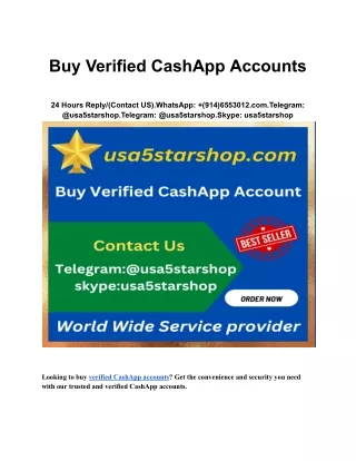 Buy Verified CashApp Accounts (3)