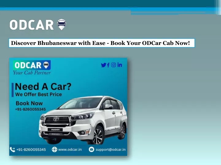 discover bhubaneswar with ease book your odcar