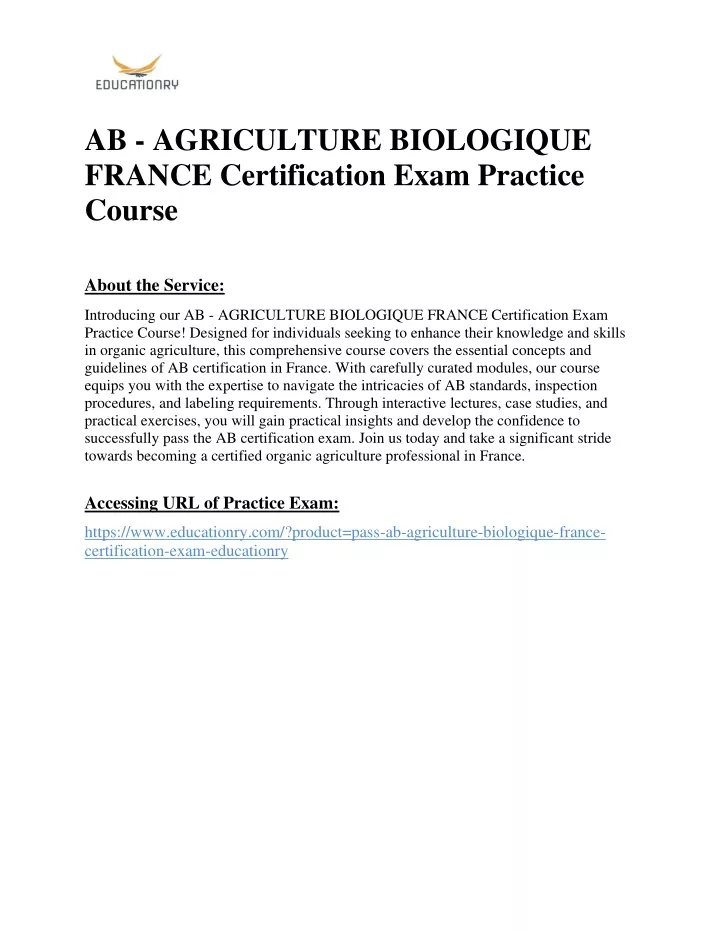 ab agriculture biologique france certification