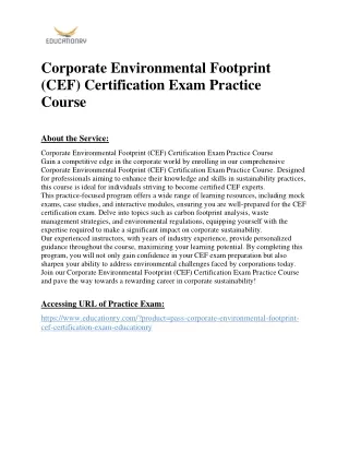 corporate environmental footprint