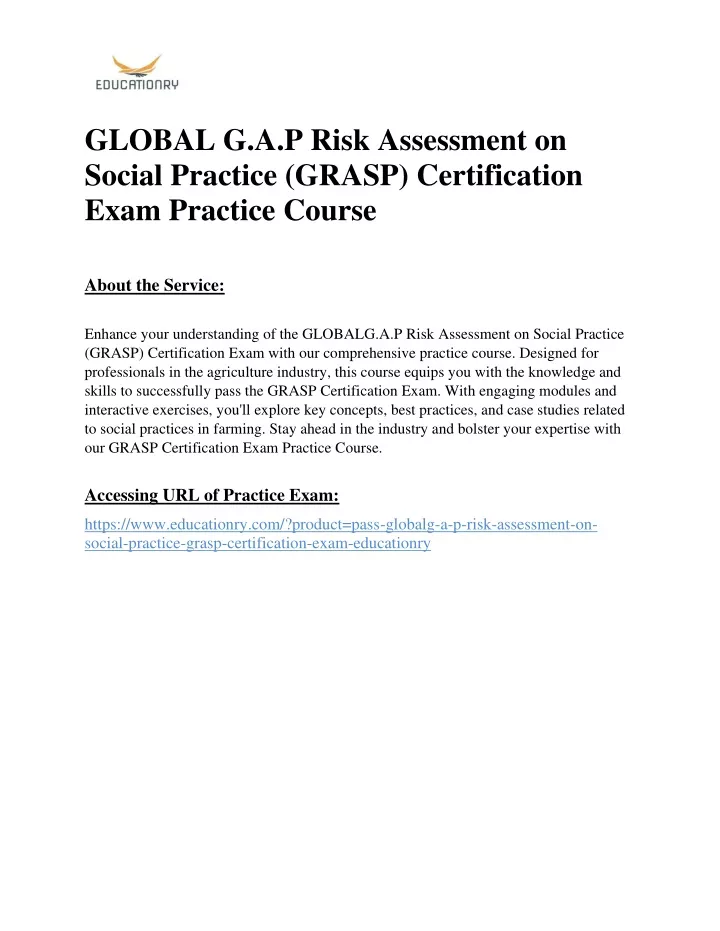 global g a p risk assessment on social practice
