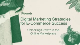 Digital Marketing Strategies for E-Commerce Success