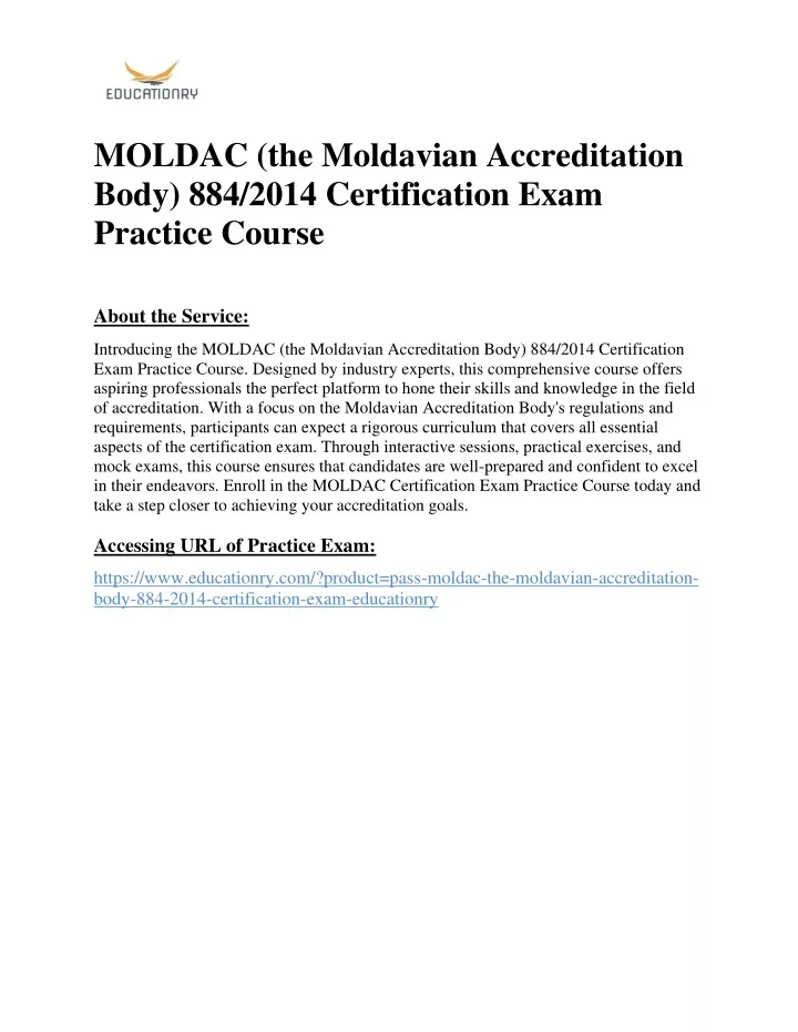 moldac the moldavian accreditation body 884 2014