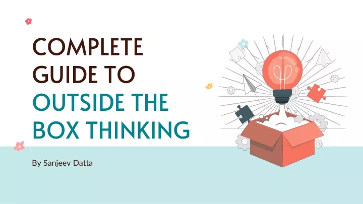 complete guide to outside the box thinking
