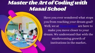 Master the Art of Coding with Masai School