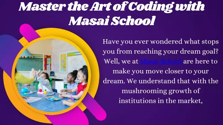 master the art of coding with masai school