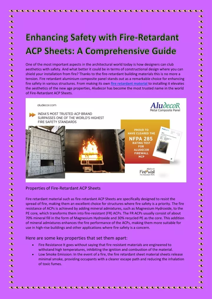 acp sheets a comprehensive guide one of the most
