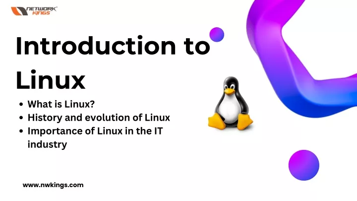 introduction to linux what is linux history
