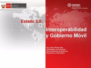 Interoperabilidad y Gobierno Móvil