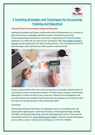 4 teaching strategies and techniques
